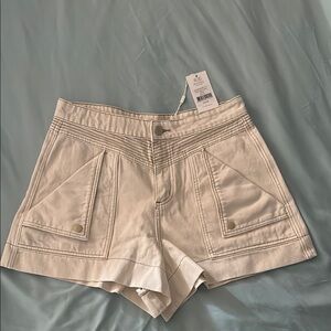 Women's Celine Denim Short (Cream)